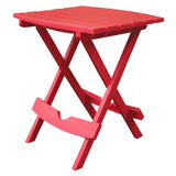 Fold Side Table - Red