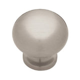 Satin round knob