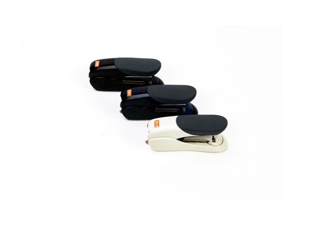 Max Hd-10Fl3 Flat-Clinch Compact Stapler-Beige