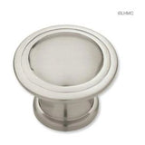 Ridge Knob Satin Nickel 1 1/8 Inch-White