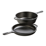 Cast Iron Combo Cooker - Black 3L