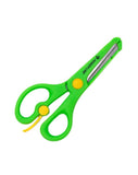 Power Line Spring-Loaded Student Safety Scissors Green