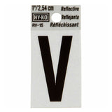 Reflective Black Letter - V