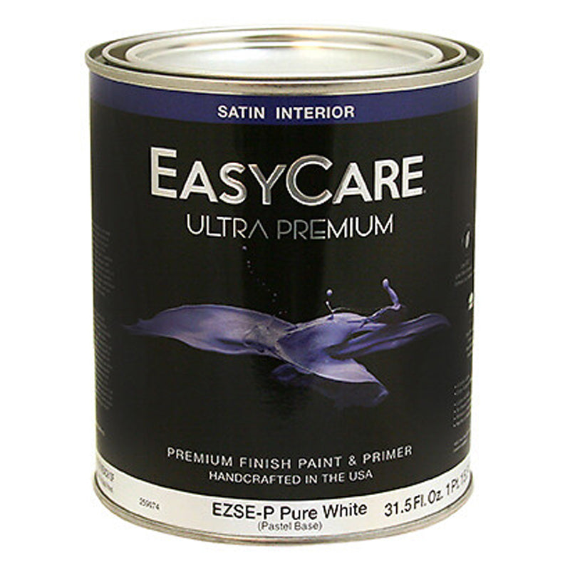 Easy Care Ez Interior Enamel Paint Pastel Base Qt-White