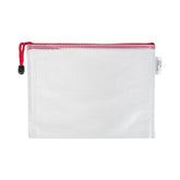 Deli Gridding Zip Bags B5 Red