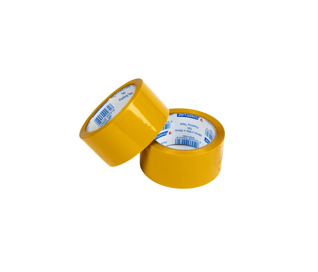 Power Line Crystal Packing Tape 60 Yards - Pw189-Brown