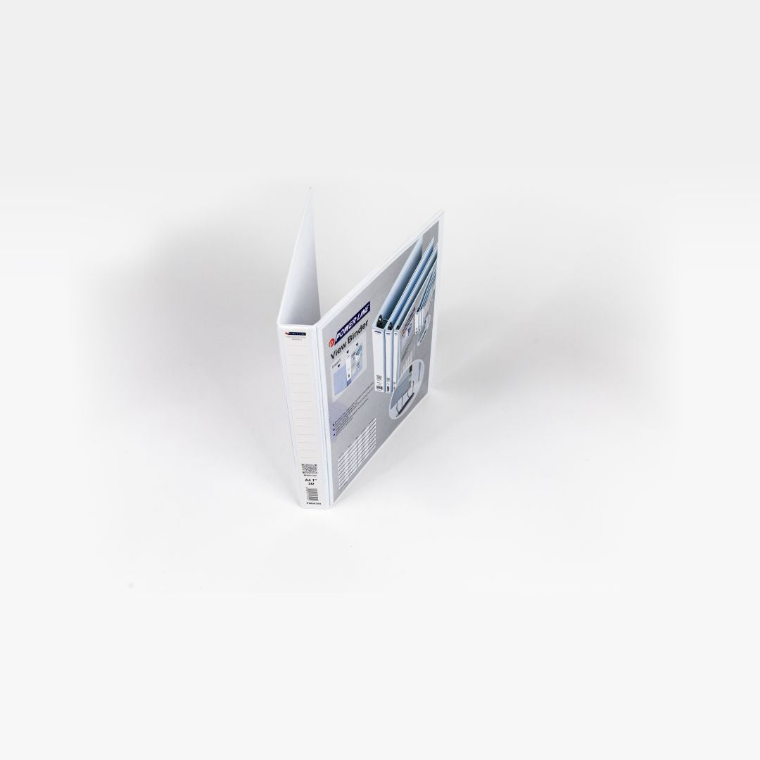 Power Line View Binder 1 Inch A4-White