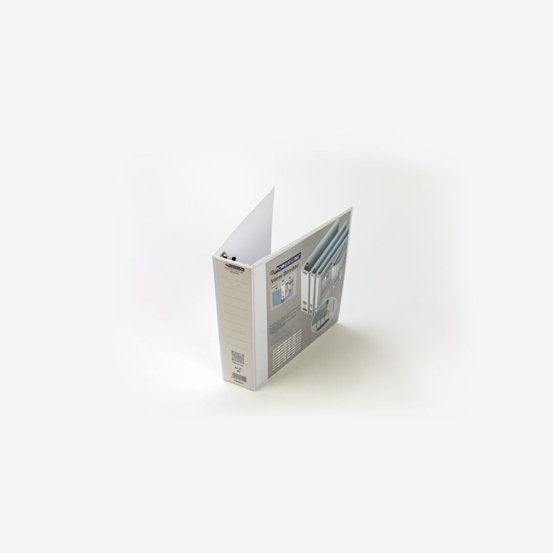 Power Line View Binder 2 Inch A4-White
