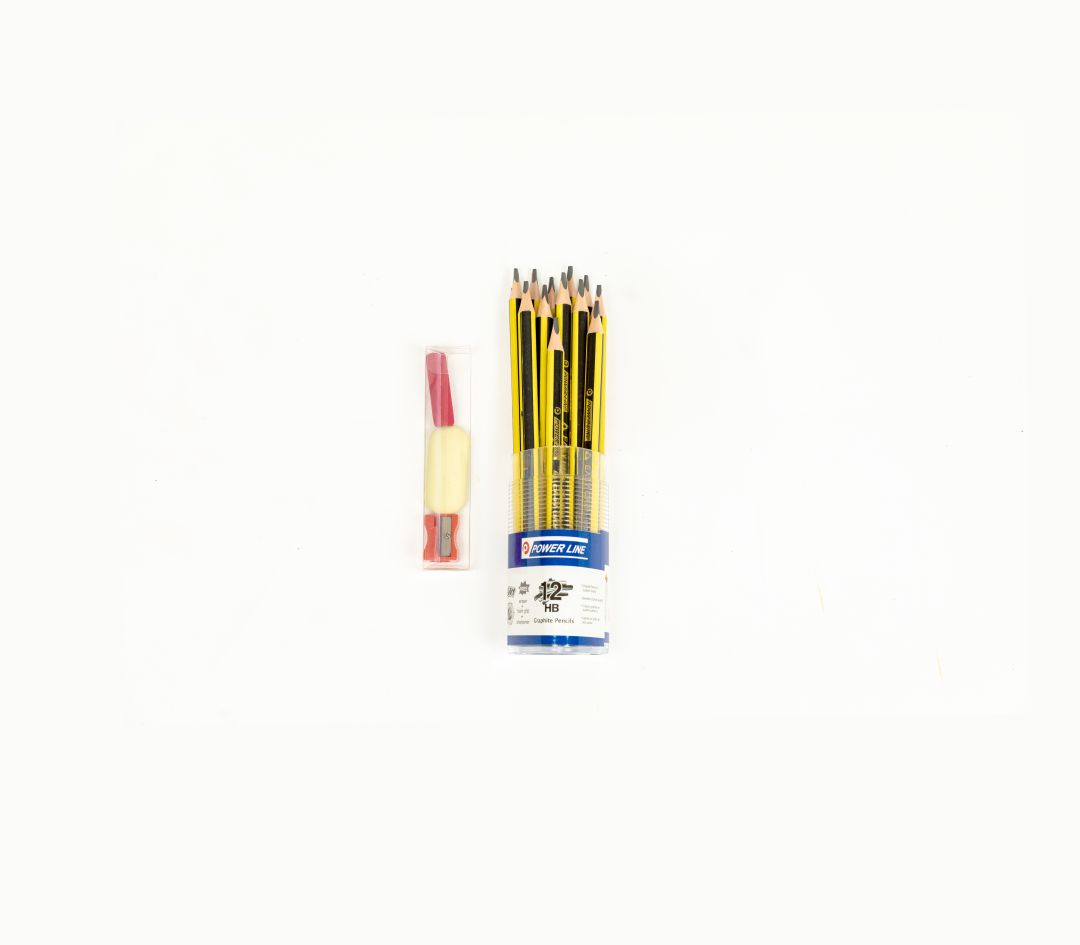 Power Line Hb Graphite Pencils-Black