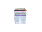 Power Line Mesh Zipper Pouch Bags A3 Purple