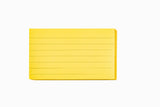 Power Line Sticky Note Pad 3X5 1Oo Sheet-Yellow