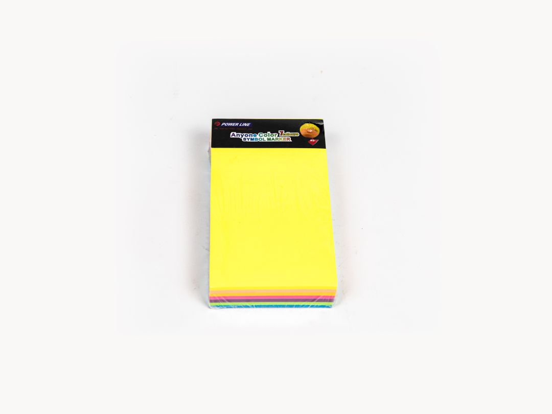 Power Line Sticky Note Pad 3X5 In 280 Sheet-Yellow