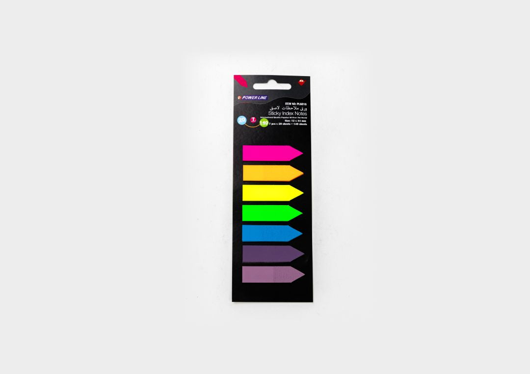 Power Line Sticky Index Notes Set -Multicolor