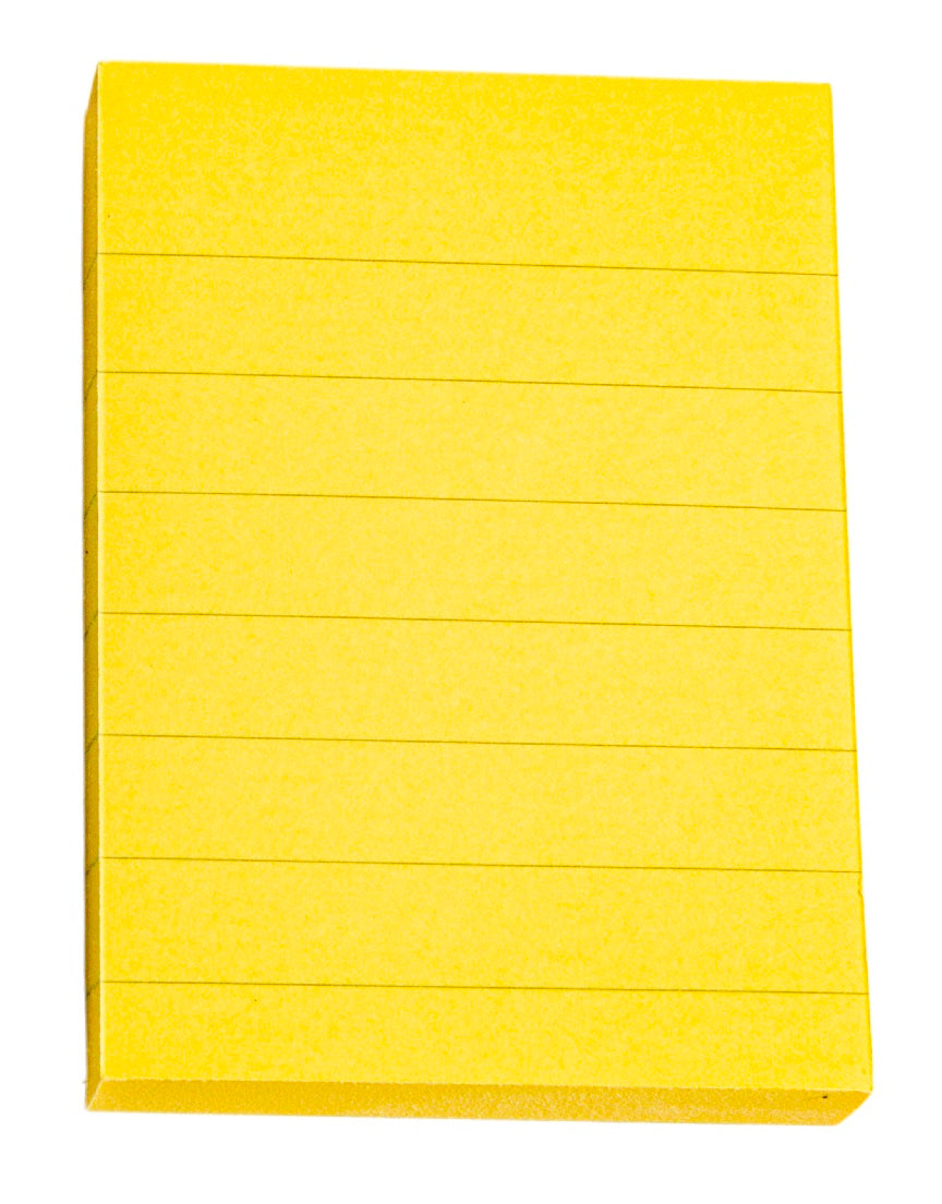 Power Line Sticky Note Pad 2X3 1Oo Sheet-Yellow