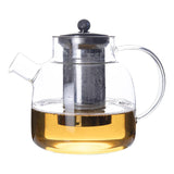 إبريق شاي زجاجي مع مصفاة