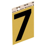 Hy-Ko Adhs Number 3-1/2 Alugg-25/7 - Black-Gold