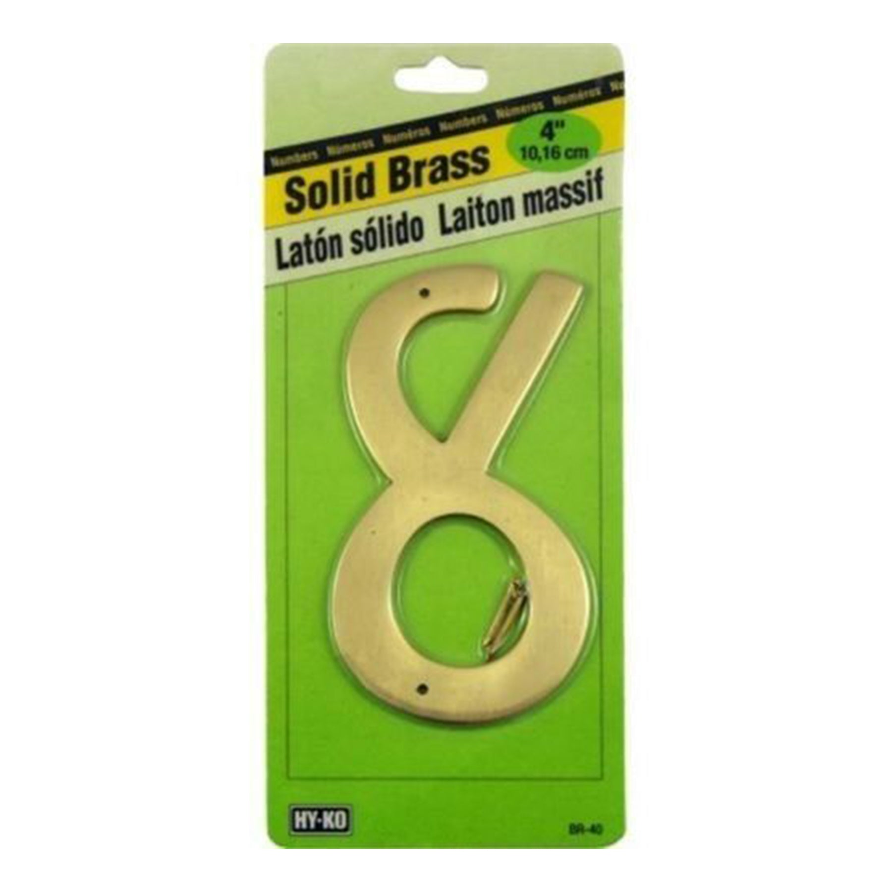 SOLID BRASS NO.8