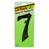 Plastic Black Number - 7