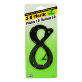 Plastic Black Number - 8