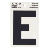 Reflective Black Letter - E