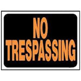 Hy-Ko No Trespassing Sign 9 X 12-Multicolor
