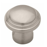 Domed Round Cabinet Knobs - Satin Nickel