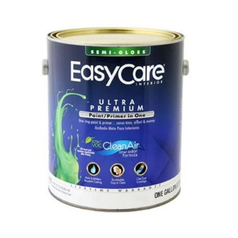 Easy Care Easy Interior Semi Gloss Enamel Paint Neutral Base Gallon-White