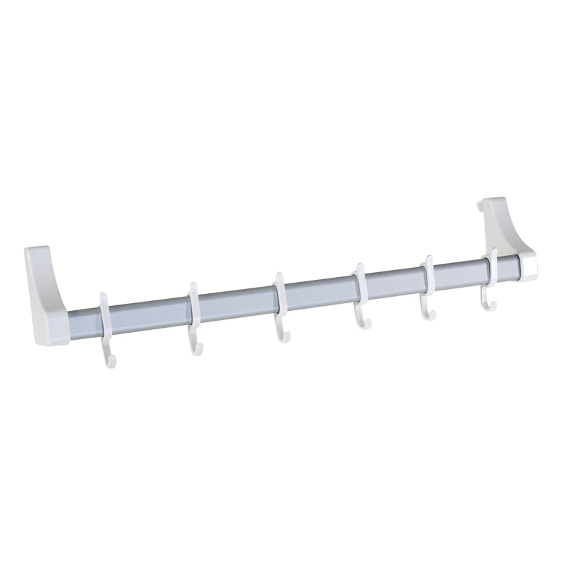 Door Mountable Cloth Hanger - White