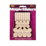 Magic Sliders 132Pc Hd Self Stick Adhesive Pads - Baige