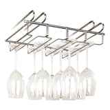 Glass Holder for Cabinet - Silver
