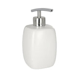 Ceramic soap dispenser - white