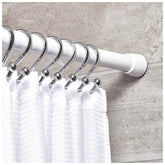 Idesign Cameo Shower Curtain Tension Rod Sml - White