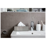 Wenko Stainless Steel Box For Cosmetic Tissues - Silver