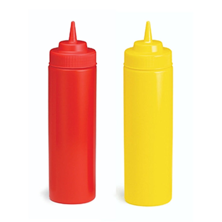2 Pcs Sauce dispenser set, Red & yellow