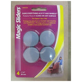 Magic Sliders Rnd Self Adhesive Bumpers 1/2"-Gray