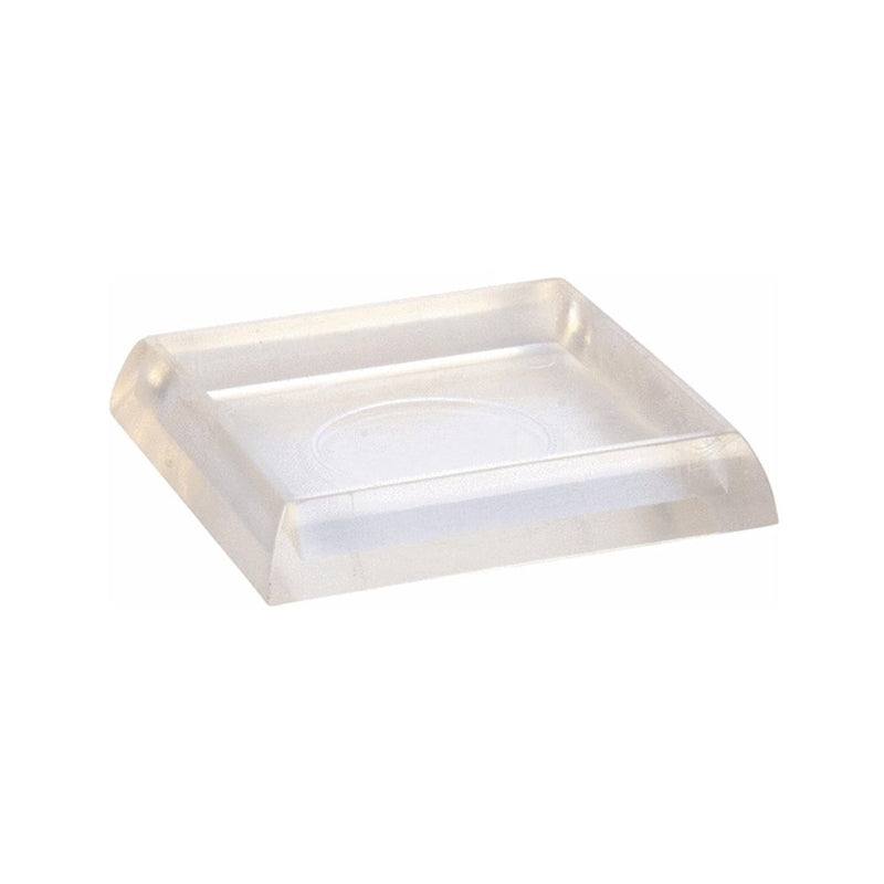 Square Caster Cups 1-13/16" -Clear