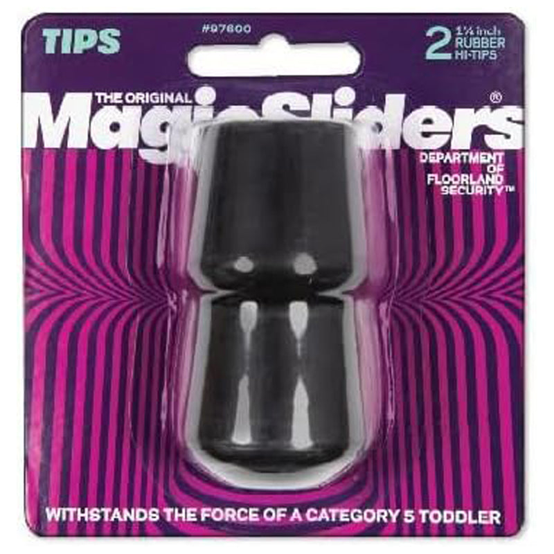 Magic Sliders Hi-Tip Slider 7/8" Blk Vnyl- Multicolour