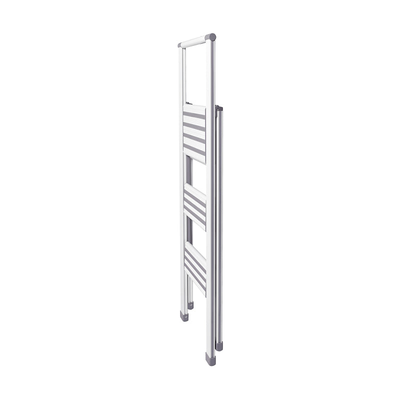 Wenko Step Ladder 3 Step -Aluminum Design - Silver