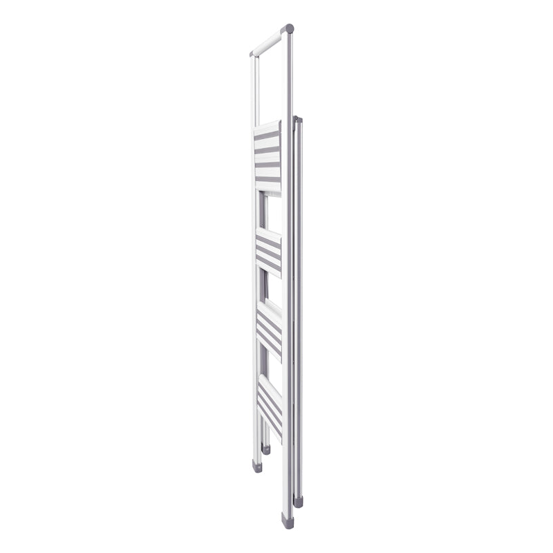 Wenko Step Ladder 4 Step -Aluminum Design - Silver