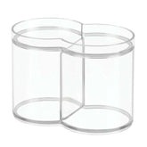Stacking Dual Canister Clear
