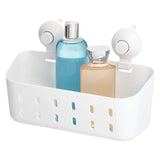 Suction Shower Caddy, White