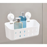 Suction Shower Caddy, White