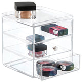 Idesign Drawers Three Drawer-Clear