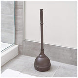 Idesign Kent Plunger Capsule, Bronze -Toilet Plunger