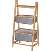 Shelf Bamboo with 2 Baskets