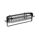 Wenko Wall Shelf With Hooks Classic Plus - Black