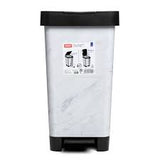 Smart Pedal Bin 25L - Marble Black