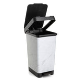 Smart Pedal Bin 25L - Marble Black