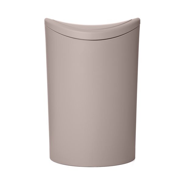 Dustbin with swing lid, Grey