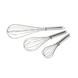 3 Pieces Whisks Set, Silver